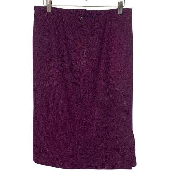 Vintage 50s Dereta Purple Blazer Pencil Skirt Set Large - Picture 3 of 15